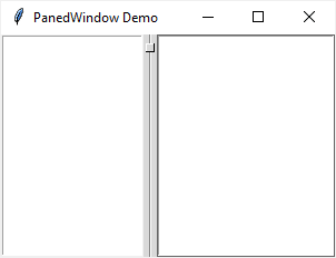 Использование виджета PanedWindow