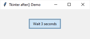 Пример метода after() в Tkinter