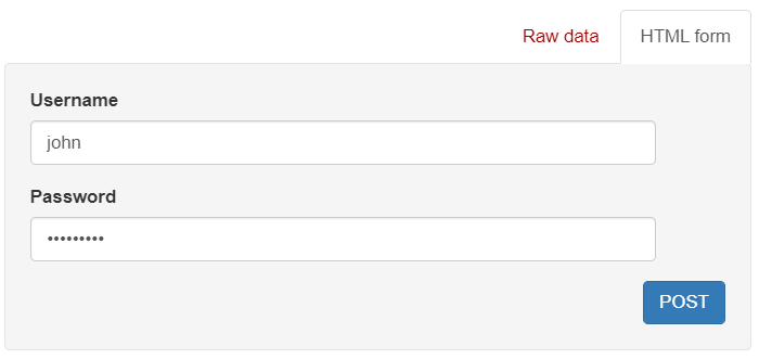 Введение имени и пароля