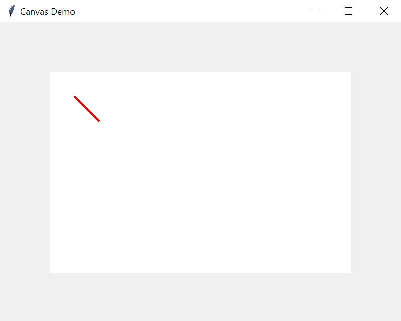Пример создания линии